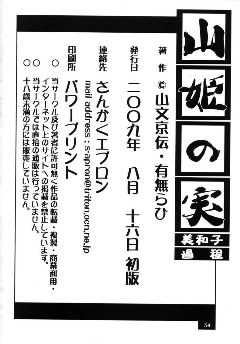 คำสารภาพของมิวาโกะ [Sankaku Apron (Sanbun Kyoden, Umu Rahi)] Akebi no Mi-Miwako Katei – คำสารภาพของมิวาโกะ [Sankaku Apron (Sanbun Kyoden, Umu Rahi)] Akebi no Mi-Miwako Katei – ตอนที่ 1 หน้า 34