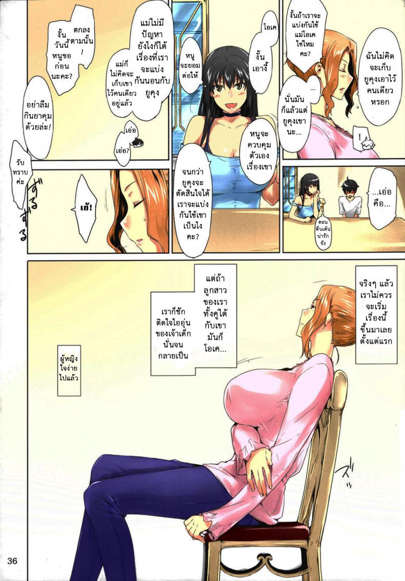 สามสาวบ้านทาจิบานะ [MTSP (Jin)] Tachibana-san-chi no Dansei Jijou Matome Ban – สามสาวบ้านทาจิบานะ [MTSP (Jin)] Tachibana-san-chi no Dansei Jijou Matome Ban – ตอนที่ 1 หน้า 35