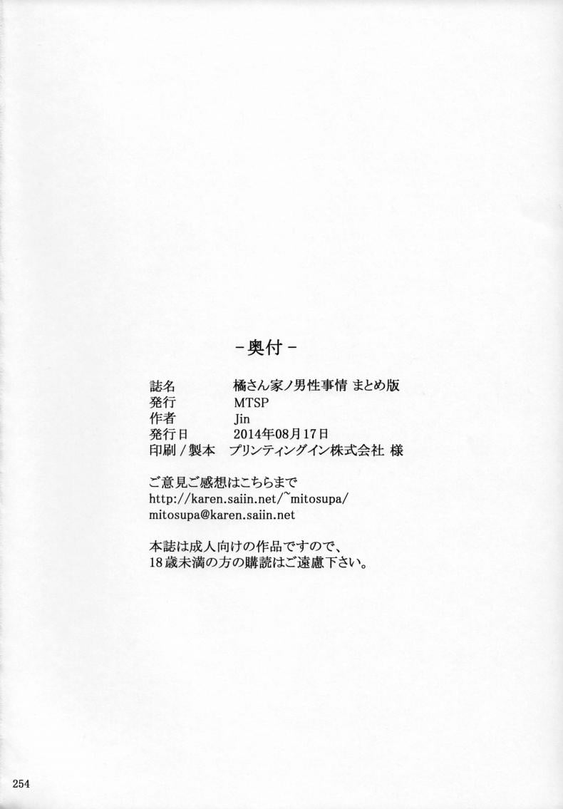 สามสาวบ้านทาจิบานะ [MTSP (Jin)] Tachibana-san-chi no Dansei Jijou Matome Ban – สามสาวบ้านทาจิบานะ [MTSP (Jin)] Tachibana-san-chi no Dansei Jijou Matome Ban – ตอนที่ 8 หน้า 45