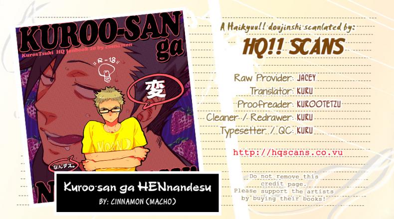 คุโระซัง เปลี๋ยนไป๋ (RTS!!5) [cinnamon (Macho)] Kuroo-san ga Hen Nandesu! (Haikyuu!!) – คุโระซัง เปลี๋ยนไป๋ (RTS!!5) [cinnamon (Macho)] Kuroo-san ga Hen Nandesu! (Haikyuu!!) – ตอนที่ 1 หน้า 30