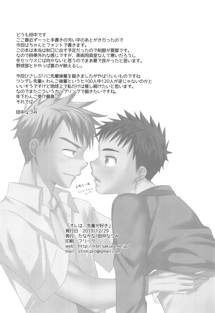 ผมชอบรุ่นพี่ครับ [Tanakana (Tanaka Natsumi)] Ore wa, senpai ga suki – ผมชอบรุ่นพี่ครับ [Tanakana (Tanaka Natsumi)] Ore wa, senpai ga suki – ตอนที่ 1 หน้า 24