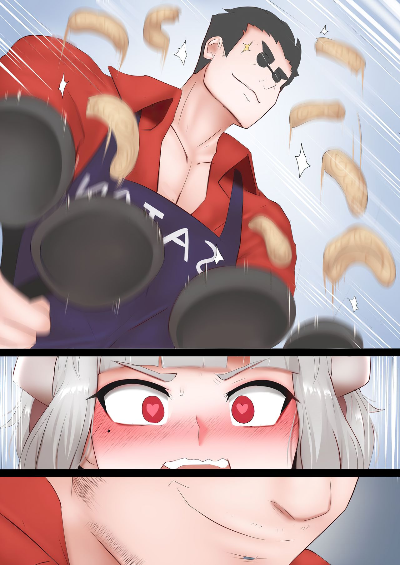 เต็มปาก เต็มคำ [Ginhaha] Pancakes Challenge (Helltaker) – เต็มปาก เต็มคำ [Ginhaha] Pancakes Challenge (Helltaker) – ตอนที่ 1 หน้า 15