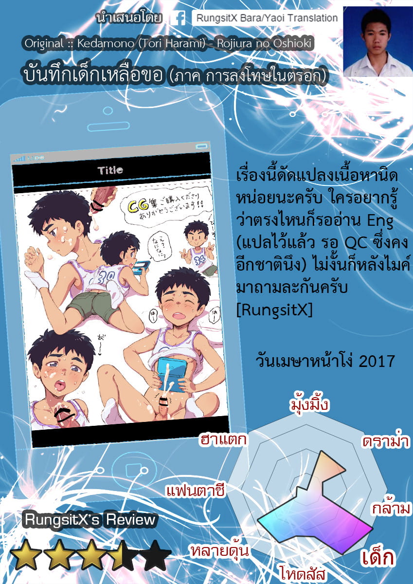 บันทึกเด็กเหลือขอ (ภาค การลงโทษในตรอก) [Kedamono (Tori Harami)] Rojiura no Oshioki – บันทึกเด็กเหลือขอ (ภาค การลงโทษในตรอก) [Kedamono (Tori Harami)] Rojiura no Oshioki – ตอนที่ 1 หน้า 17