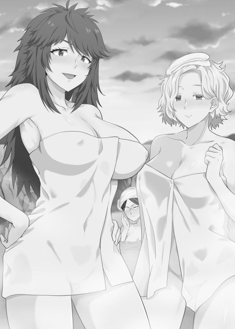 ภาพหลอนทริปบ่อน้ำพุร้อน [Nikoushikou (Nekosaki Aoi)] Going On A Hotspring Trip With Tomos Mom And Her Friends! (Tomo-chan wa Onnanoko!) – ภาพหลอนทริปบ่อน้ำพุร้อน [Nikoushikou (Nekosaki Aoi)] Going On A Hotspring Trip With Tomos Mom And Her Friends! (Tomo-chan wa Onnanoko!) หน้า 2