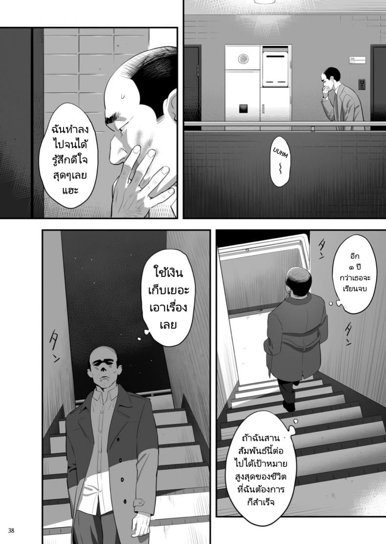 มีสาว JK มาหลบที่บ้าน [Hito no Fundoshi (Yukiyoshi Mamizu)] Tonari no JK ni Odosarete Irihiraretemasu – มีสาว JK มาหลบที่บ้าน [Hito no Fundoshi (Yukiyoshi Mamizu)] Tonari no JK ni Odosarete Irihiraretemasu – ตอนที่ 3 หน้า 36