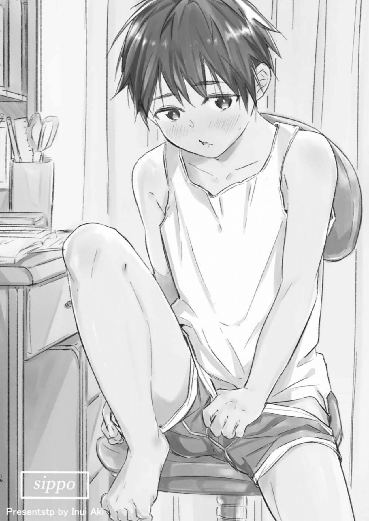 อาจารย์ครับ วันนี้ช่วยสอนบทเรียน XXX ให้ผมหน่อยครับ [sippo (Inui Aki)] Wataru-kun wa XXX ga Shitai – อาจารย์ครับ วันนี้ช่วยสอนบทเรียน XXX ให้ผมหน่อยครับ [sippo (Inui Aki)] Wataru-kun wa XXX ga Shitai – ตอนที่ 1 หน้า 14