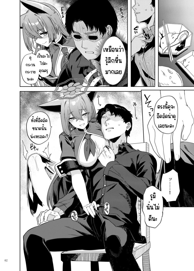 งานฉลองหลังเทศกาล [Kakuzatou (Various)] BluArch Icha Love Ero Goudou _Zetsurin Taisai Kouyasai_ (Blue Archive) – งานฉลองหลังเทศกาล [Kakuzatou (Various)] BluArch Icha Love Ero Goudou _Zetsurin Taisai Kouyasai_ (Blue Archive) หน้า 59