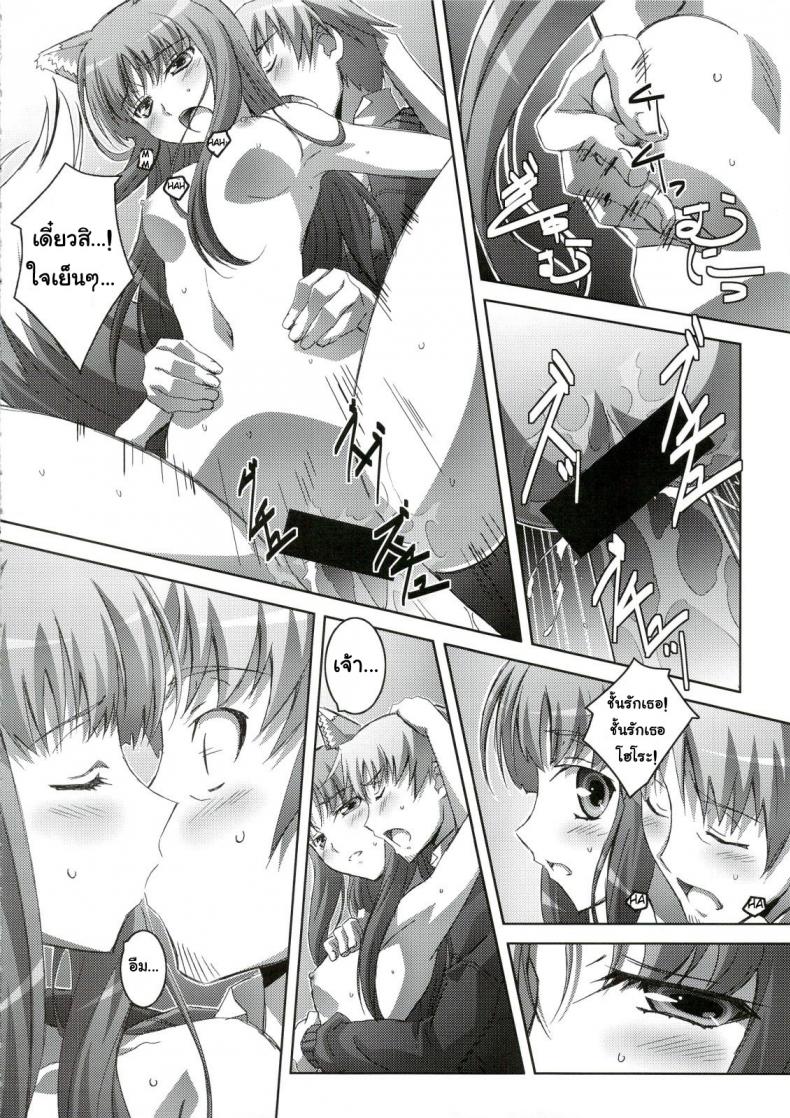 สรรพคุณ เห็ดถั่งเช่า (C74) [Mahirutei (Izumi Mahiru)] Horon Hororon (Ookami to Koushinryou [Spice and Wolf]) – สรรพคุณ เห็ดถั่งเช่า (C74) [Mahirutei (Izumi Mahiru)] Horon Hororon (Ookami to Koushinryou [Spice and Wolf]) หน้า 17