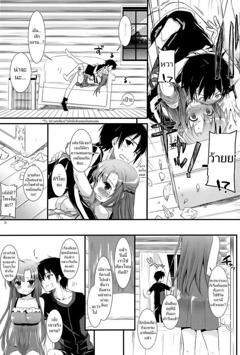 จูบไม่พอ ขอต่อเลย [Digital Lover (Nakajima Yuka)] D.L. action 71 (Sword Art Online) – จูบไม่พอ ขอต่อเลย [Digital Lover (Nakajima Yuka)] D.L. action 71 (Sword Art Online) หน้า 29