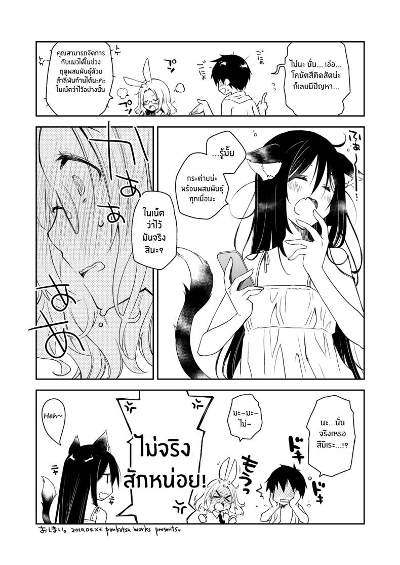 ค่ำคืนของเเมวติดสัด [Ponkotsu Works] Uchi no Neko ga Hatsujouki de Nekasete Kurenai Our Housecat Is In Heat, So Nobody Gets To Sleep – ค่ำคืนของเเมวติดสัด [Ponkotsu Works] Uchi no Neko ga Hatsujouki de Nekasete Kurenai Our Housecat Is In Heat, So Nobody Gets To Sleep หน้า 27
