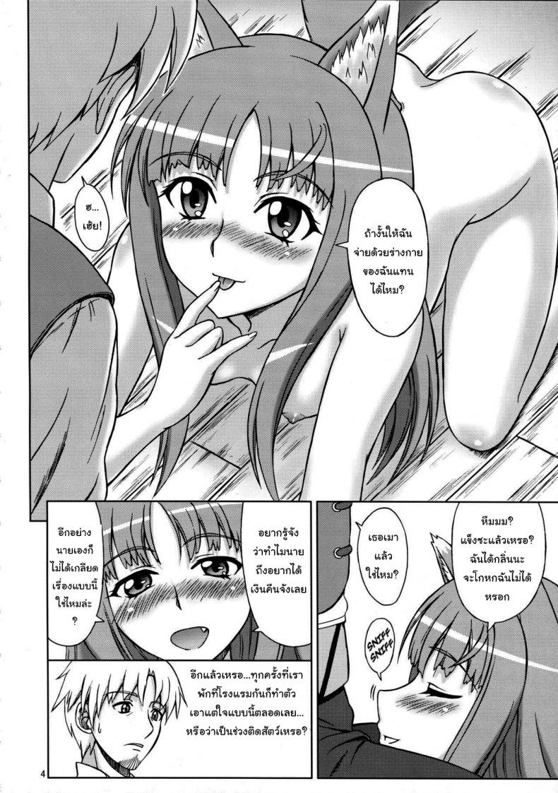เท่านี้พอจะล้างหนี้ได้รึเปล่า (SC38) [Brain Dead (Eiji)] Ginka de Katte Sugu Taberu Kyouki no Rouhi Horo (Spice and Wolf) – เท่านี้พอจะล้างหนี้ได้รึเปล่า (SC38) [Brain Dead (Eiji)] Ginka de Katte Sugu Taberu Kyouki no Rouhi Horo (Spice and Wolf) หน้า 3