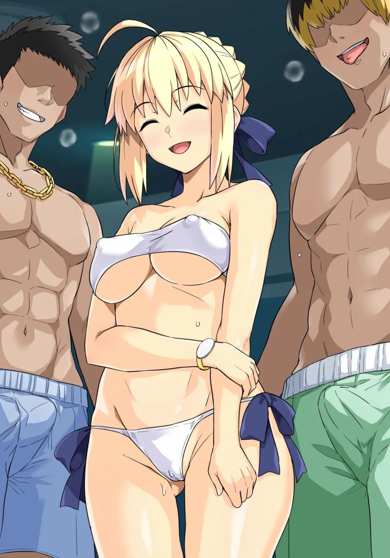 คุณเซเบอร์ในสระว่ายน้ำ[Royal Bitch (haruhisky)] Saber-san Yarimoku Nanpamachi Pool Hen (Fate stay night) – คุณเซเบอร์ในสระว่ายน้ำ[Royal Bitch (haruhisky)] Saber-san Yarimoku Nanpamachi Pool Hen (Fate stay night) หน้า 54