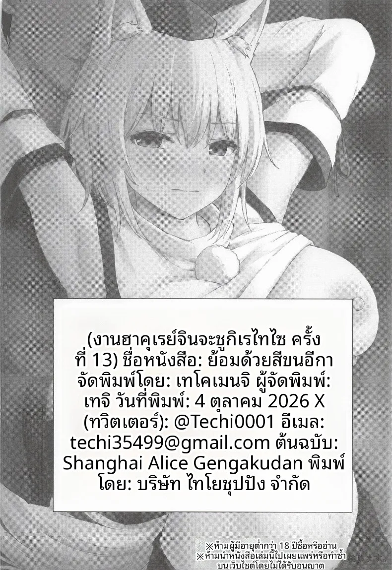 ย้อมชะโลมสีโมมิจิ (Techi) (Touhou Project) – ย้อมชะโลมสีโมมิจิ (Techi) (Touhou Project) หน้า 25
